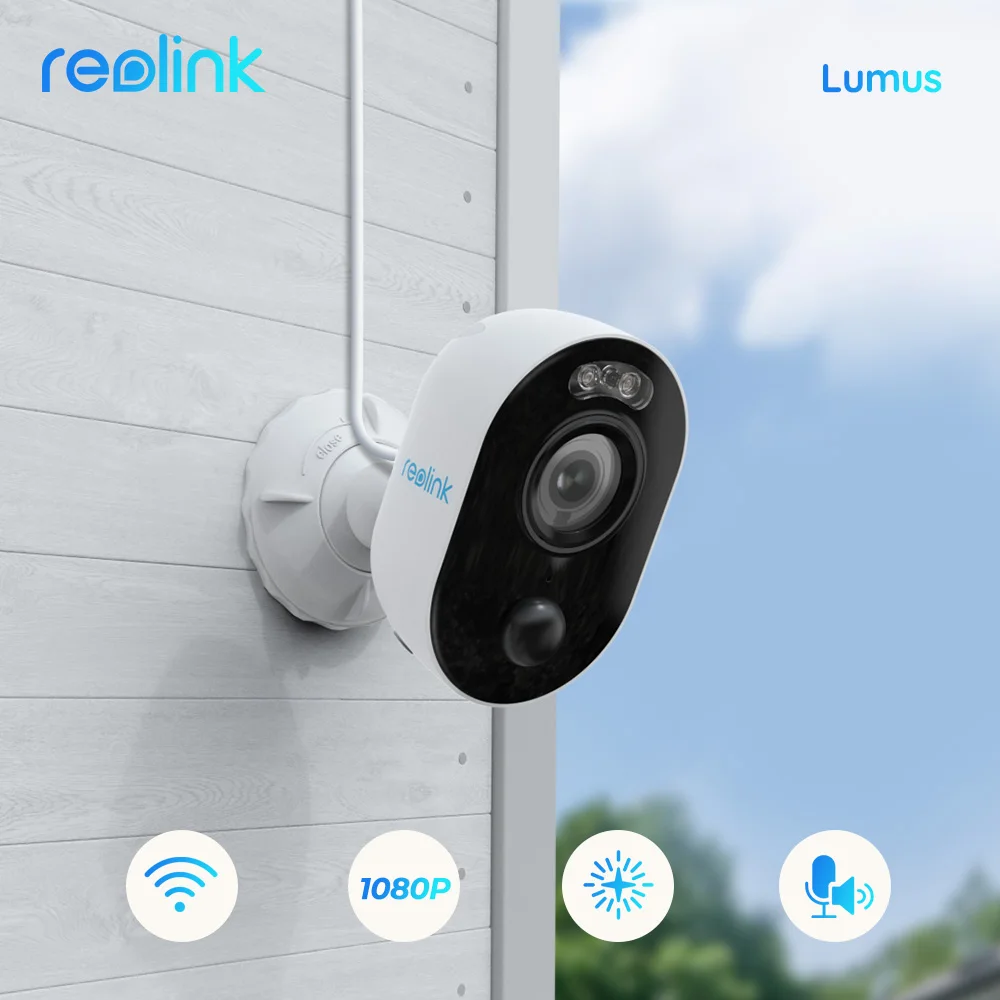

Reolink Lumus Spotlight WiFi камера IP 1080p Full HD Цвет ночного видения PIR 2-полосная аудио 2MP наружная домашняя камера безопасности