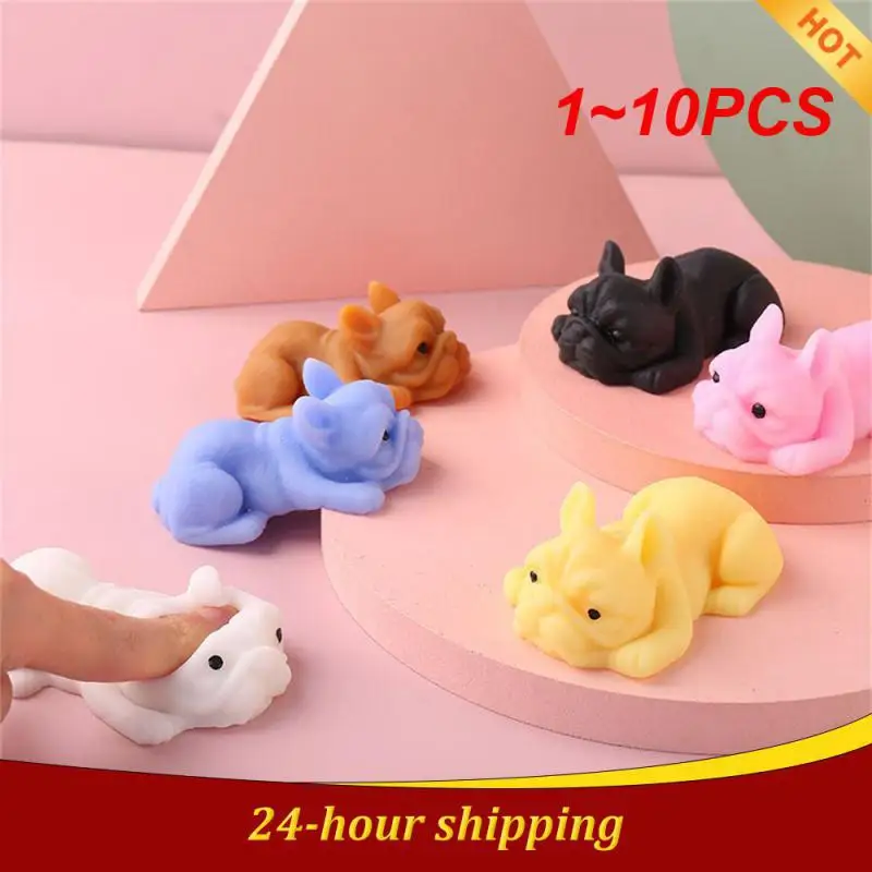 

1 ~ 10 шт. мягкие собаки аниме игрушки-антистресс пазл творческая симуляция декомпрессионная игрушка кавайная собака игрушки для снятия стресса