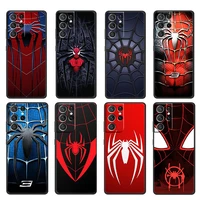 spider man marvel cool for samsung galaxy s22 s21 s20 ultra plus pro s10 s9 s8 s7 5g soft silicone black phone case cover fundas