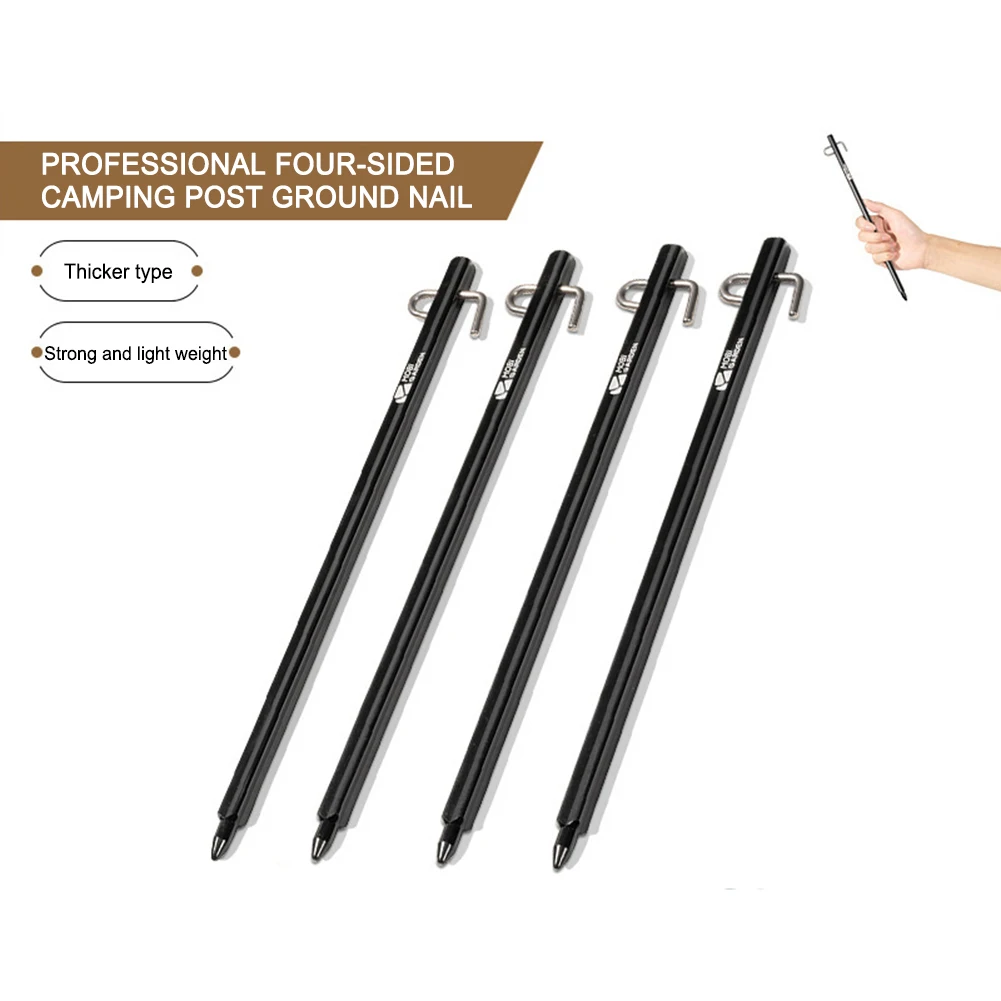

Большой навес для палатки, гвозди из алюминиевого сплава, искусственные гвозди, высокопрочные ветрозащитные противоударные аксессуары для кемпинга