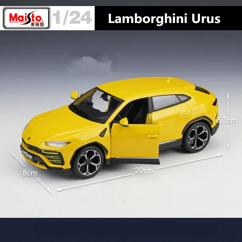 WELLY 1:24 Lamborghini URUS SUV модель спортивного автомобиля из сплава литье под давлением