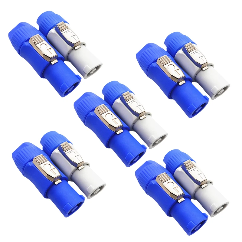 5/10 шт., 3 контакта, адаптер переменного тока, 250 В