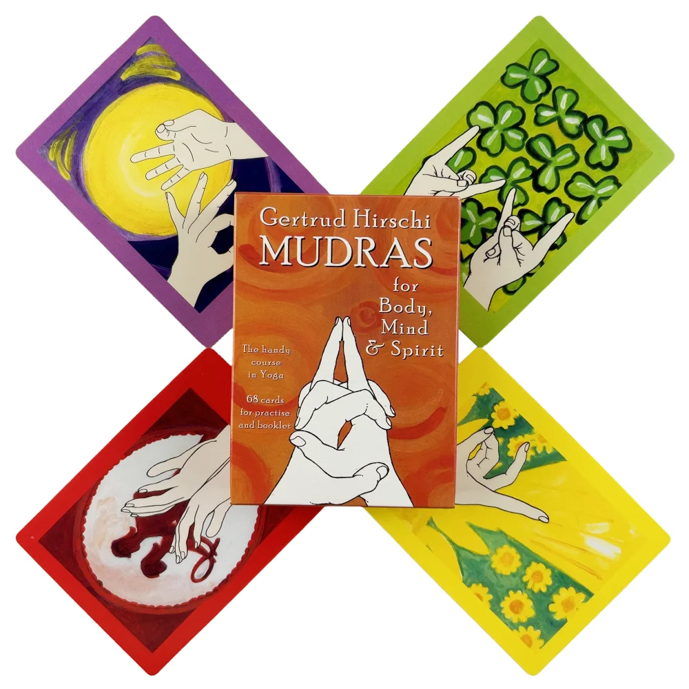 Стандартная настольная игра Mudras for Body Mind Tarot A 68 английское видение Gada Kolieda Publishing Rose