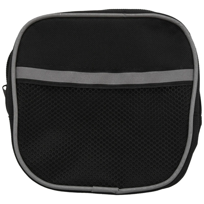 

Сумка для хранения скутеров, передняя подвесная сумка с серебристо-серой светоотражающей полосой, для горных и шоссейных велосипедов, скут...