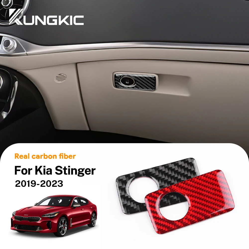 Настоящая мягкая наклейка из углеродного волокна для Kia Stinger 2019 2020 2021 2022 LHD RHD