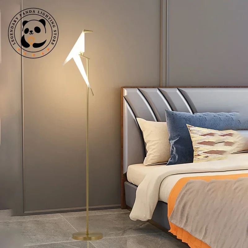 Напольные лампы в скандинавском стиле креативный светильник с абажуром виде