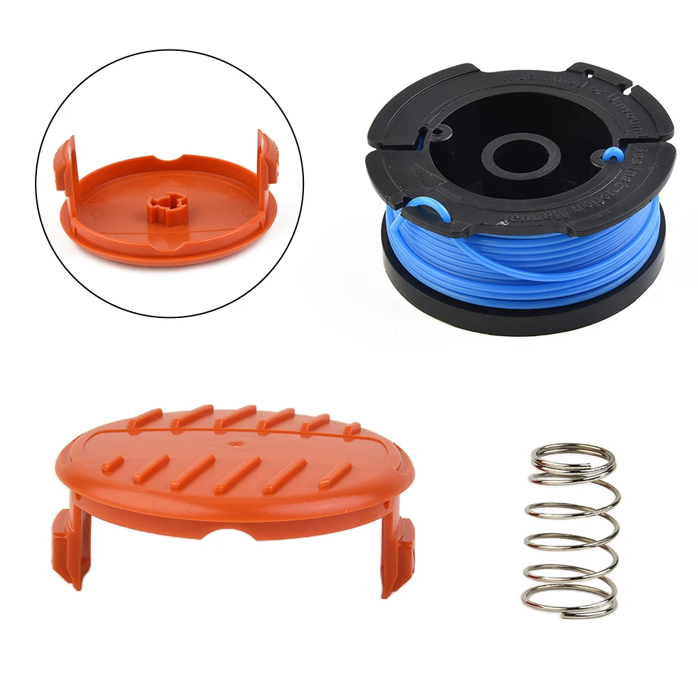 

For BLACK & DECKER BESTA528 BESTA530 Grass Trimmer Spool & Line & Cover BD432 For Black And Decker Spool Cap Tool Parts