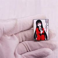 kakegurui japan anime brooch clothing bag decoration personalized fashion jewelry pin badge gift