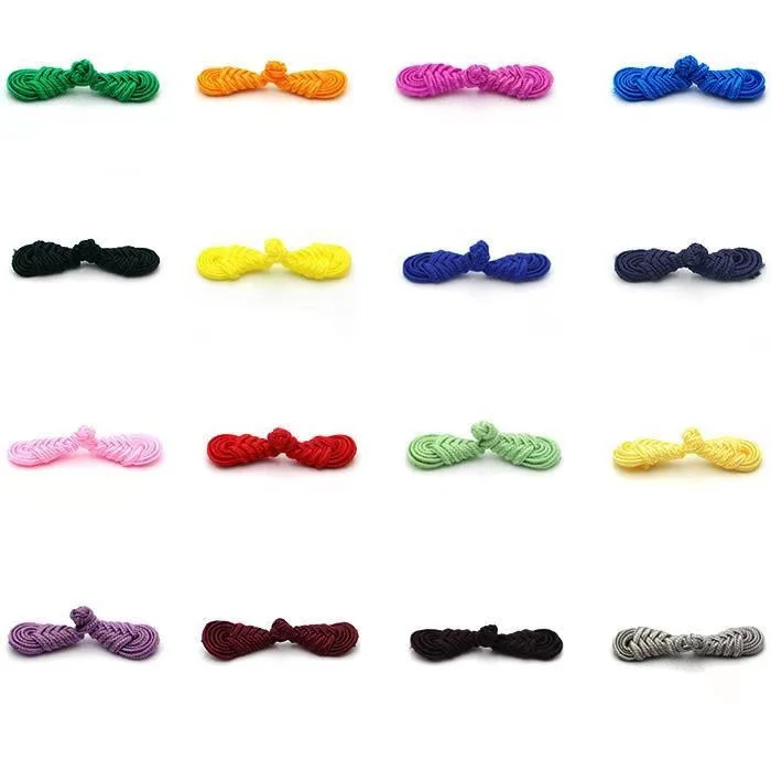 5 пар, декоративные пуговицы в виде китайской лягушки