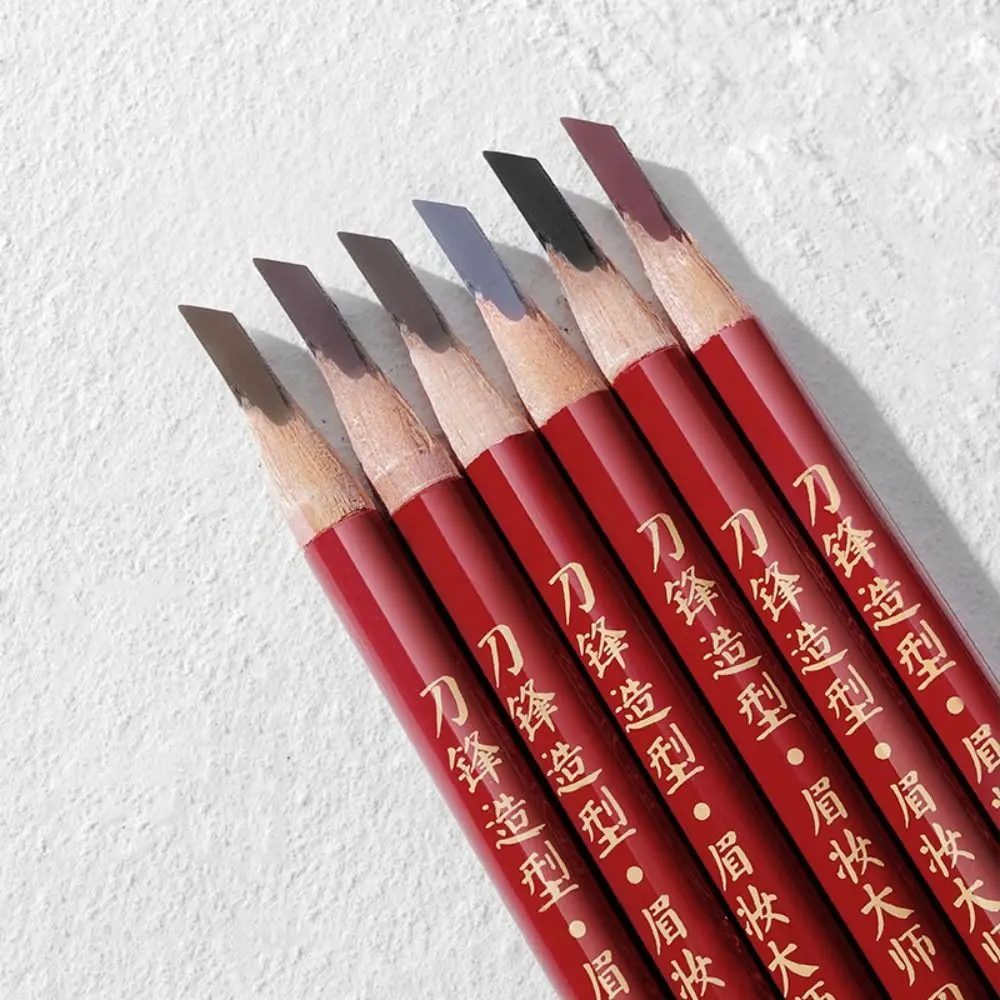 Cosmetic Hard Formula Pencil For Eyeshadow Tattoo Eyebrows Waterproof Eyebrow Makeup Set