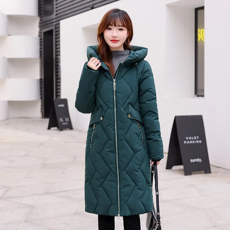 GRELLER 2022 New Winter Jacket Women Parkas Warm Casual Parka Clothes Women Long Jackets Hooded Female Thick Mujer Coat Outwear