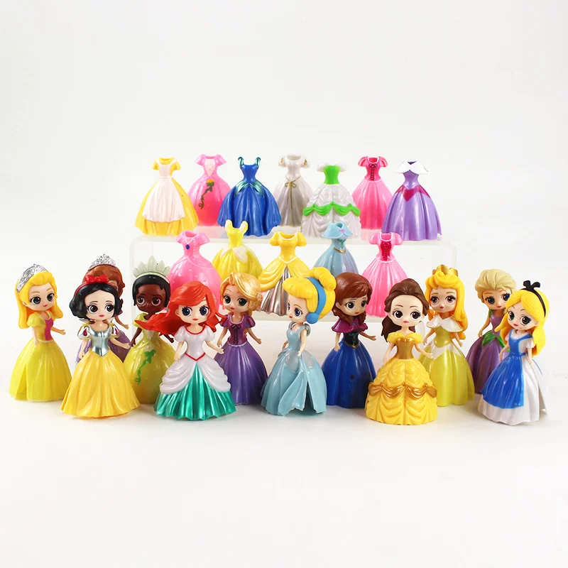 24 шт./набор игрушечные фигурки принцессы из мультфильма София Белоснежка |