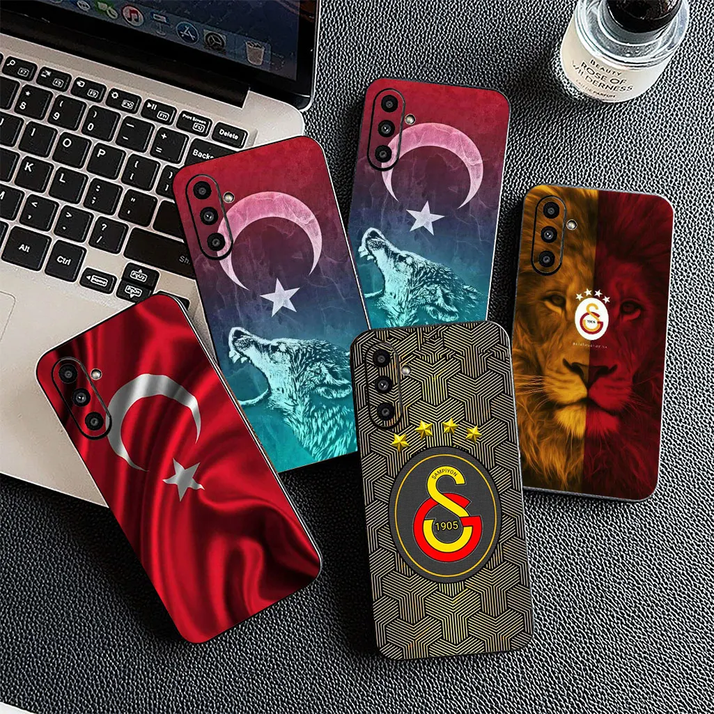 Чехол для телефона Football G-Galatasarays с флагом Турции Samsung Galaxy A26 A36 A05 A06 A25 A56 A35 A54 A53 A52 S21