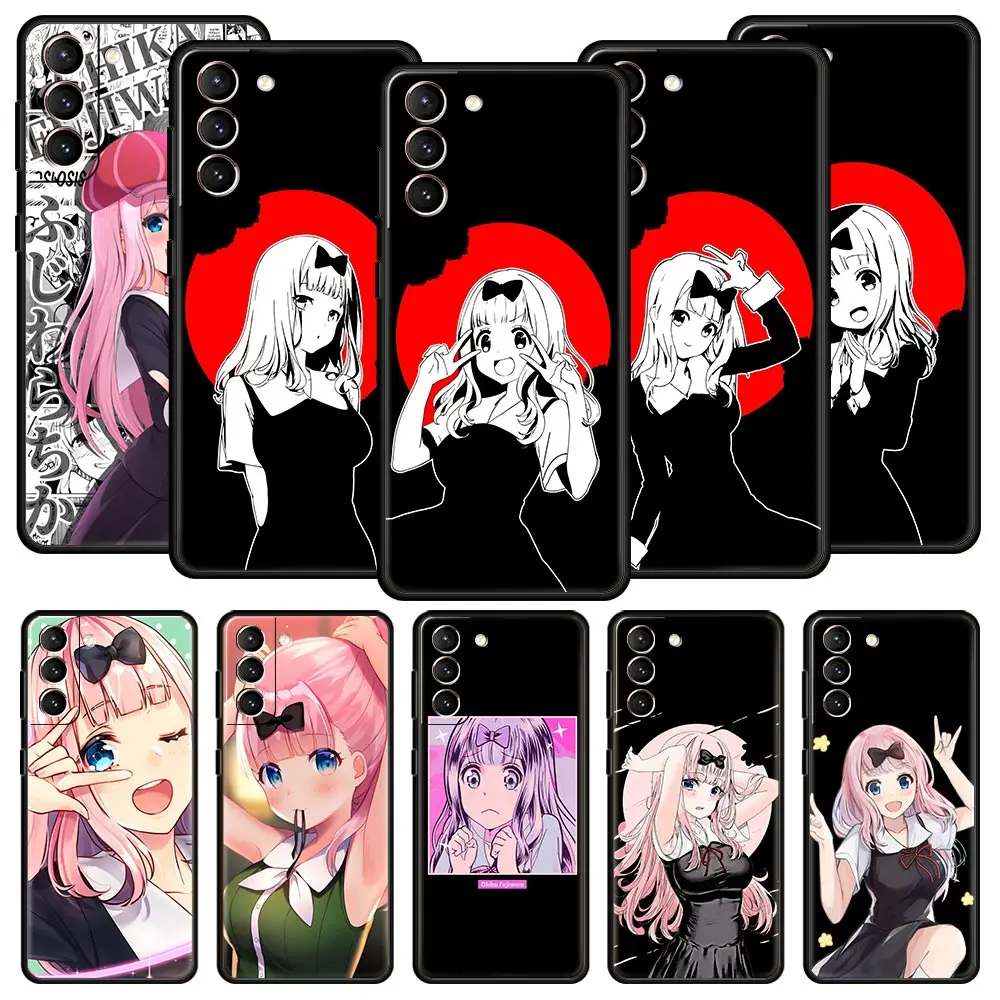 

Чехол Chika Fujiwara Kaguya-sama Love Is War для телефона Samsung Galaxy S22 S21 S20 FE Ultra 5G S10 S10E S9 S8 Plus Note 20, чехол