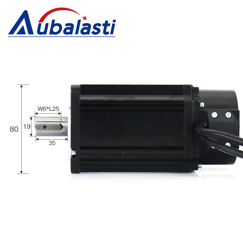 Комплекты серводвигателей переменного тока Aubalasti 1 кВт 80ST-M04025 4 Нм 220 В 2500 об/мин