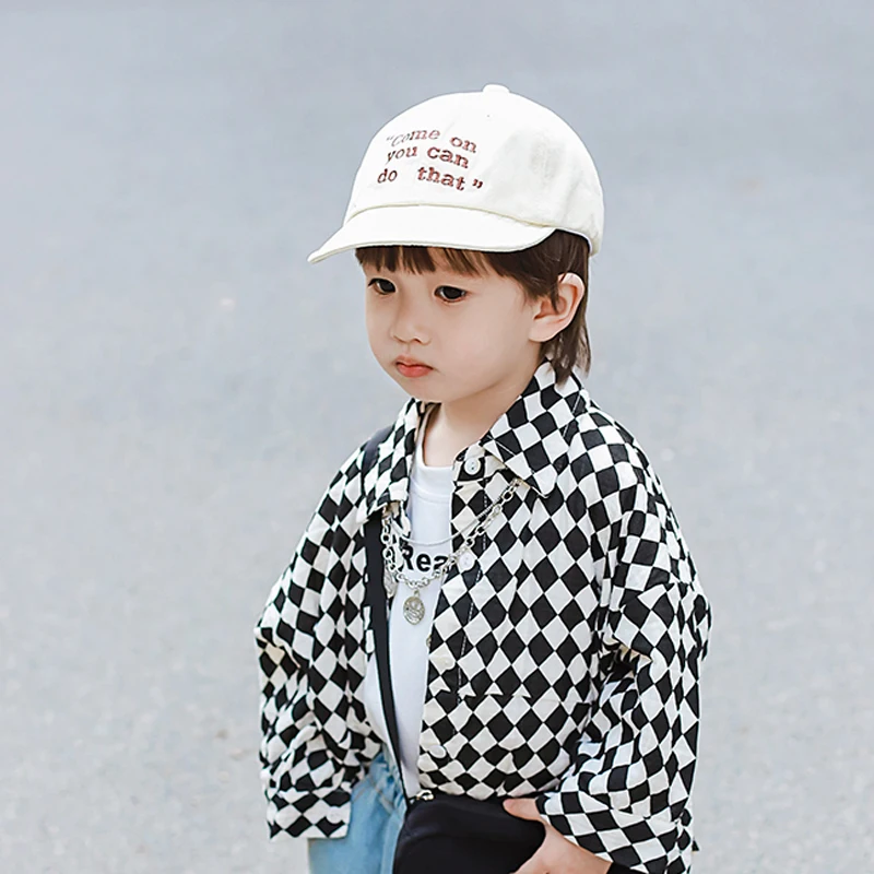 Spring Summer Baby Baseball Caps Letter Pattern Children Sun Hat Fashion Kids Boys Girls Peaked Hats | &amp