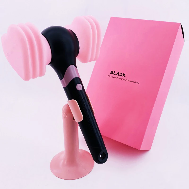 

KPOP Black Pink Lightstick BP Ver.2 With Bluetooth Glow Hand Light Concert Hammer Cheer Light Stick Lamp Fans Collection Toys