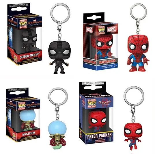 Карманный Брелок Funko POP Человек-паук экшн-фигурка незаметный костюм игрушки