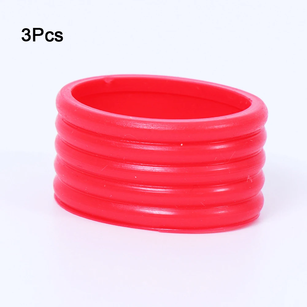 

Absorbing Practical Tennis Grip Ring Badminton Silicone Absorb Racquet 3pcs Sports Band Elastic Racket Handle's Sweat Protector