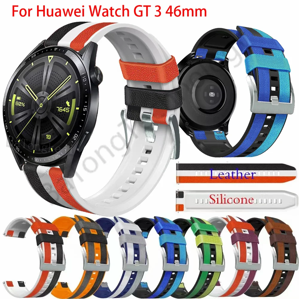 

Ремешок силиконовый для смарт-часов HuaWei GT3 46 мм/GT2 GT2 Pro/Amazfit GTR3, 22 мм