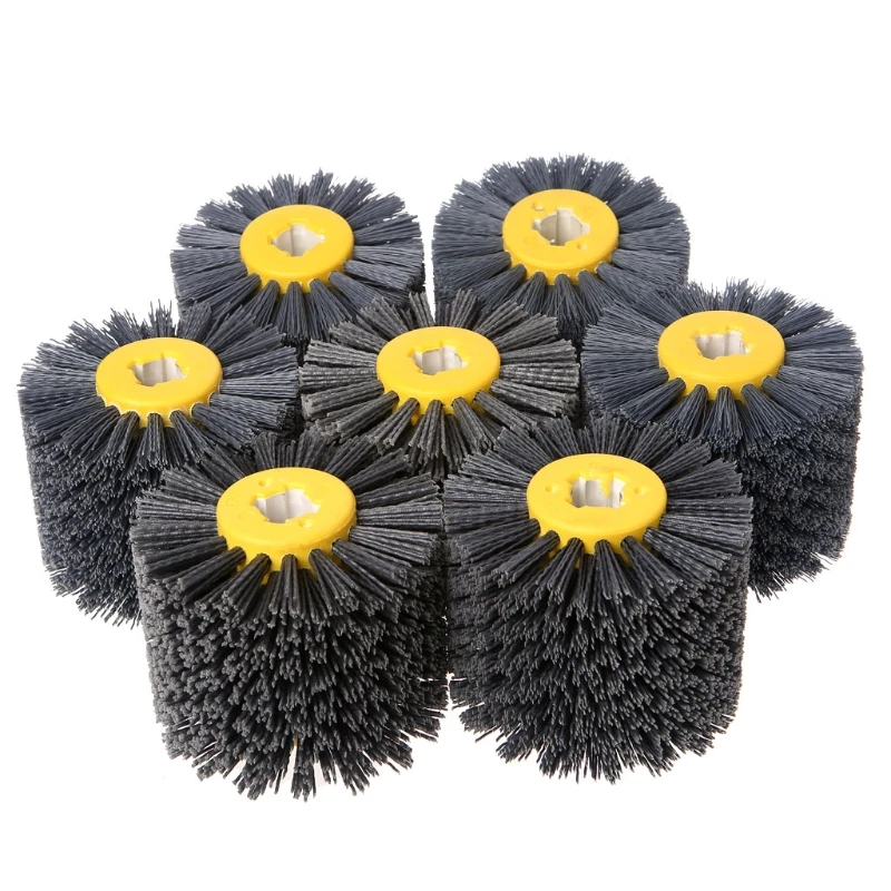 

Deburring Abrasive Wire Drawing Round Brush for Head Polishing Grinding Buffer E65B