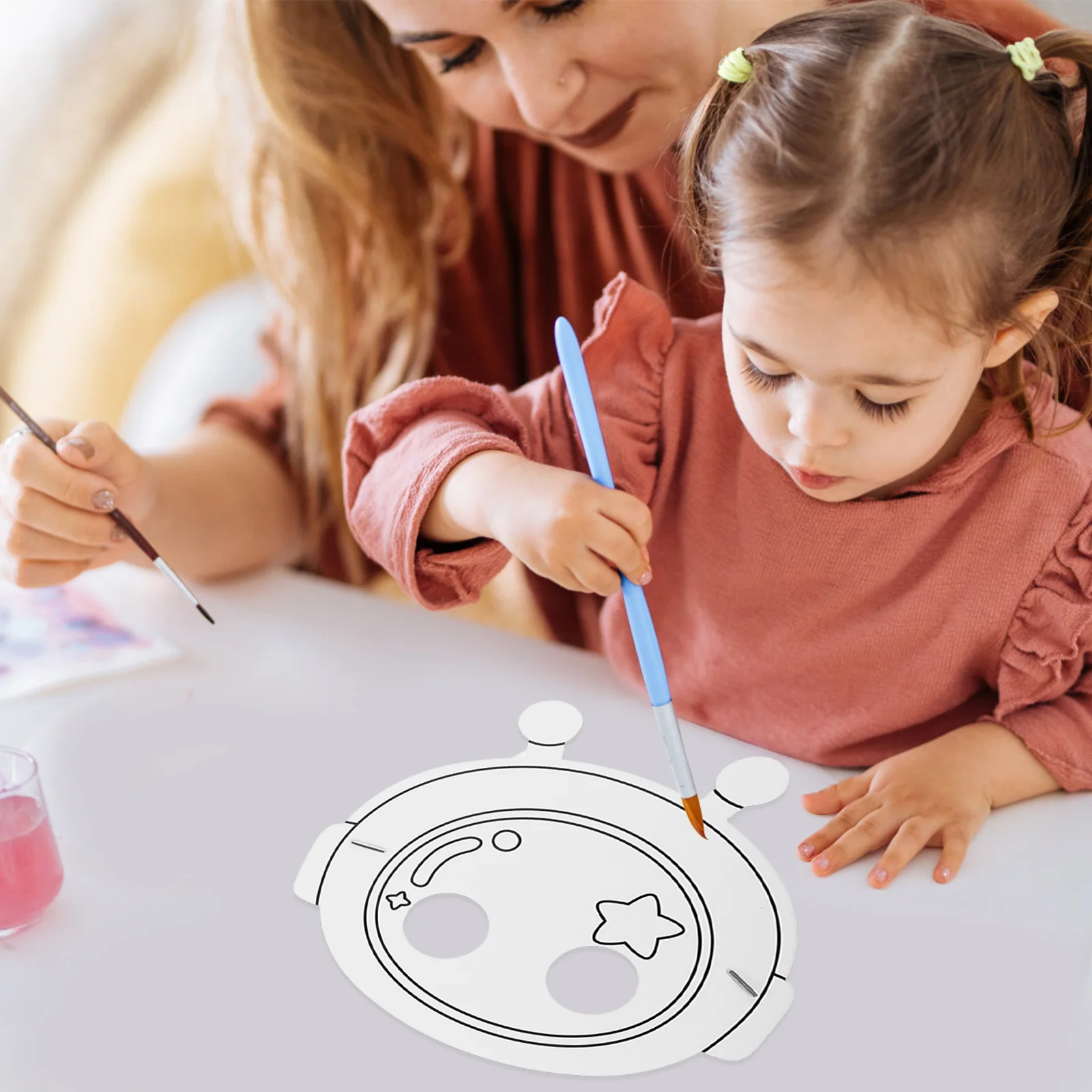 

10pcs Blank Masks DIY Hand Painted Masks Novelty Masquerade DIY Masks Paper Blank Masks