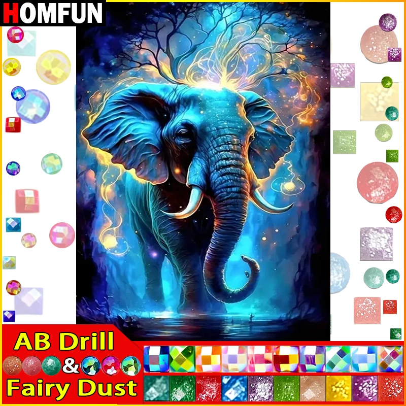 HOMFUN сказочная пыль AB горный хрусталь картина хрустальный декор Diy алмазная