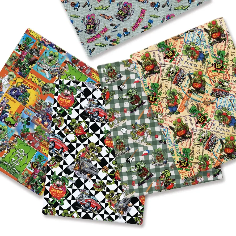 Мультяшная Ткань Горячая Распродажа DIY 140*50 см ручная работа шитье лоскутное