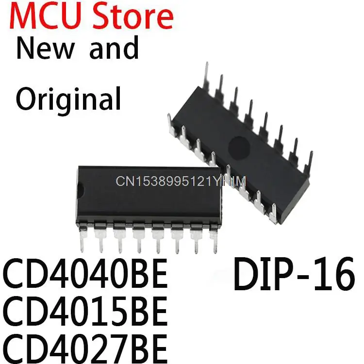 10 шт. DIP16 CD4040 DIP 4040BE DIP-16 HEF4040BP HCF4040 HEF4040 CD4015 4015BE CD4027 CD4027BE IC CD4040BE CD4015BE CD4027BE