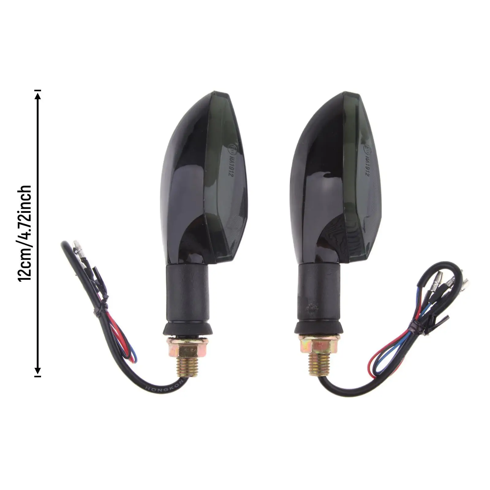 2 х универсальные передние и задние мотоциклетные желтые светодиодные указатели