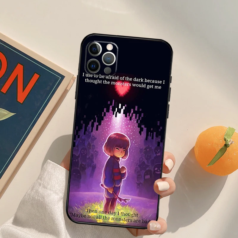 Фото Чехол для телефона Game Undertale для iPhone 13 Pro Max 11 12 Mini 6S 7 8 Plus SE 2020 X XS MAX XR, чехлы №4