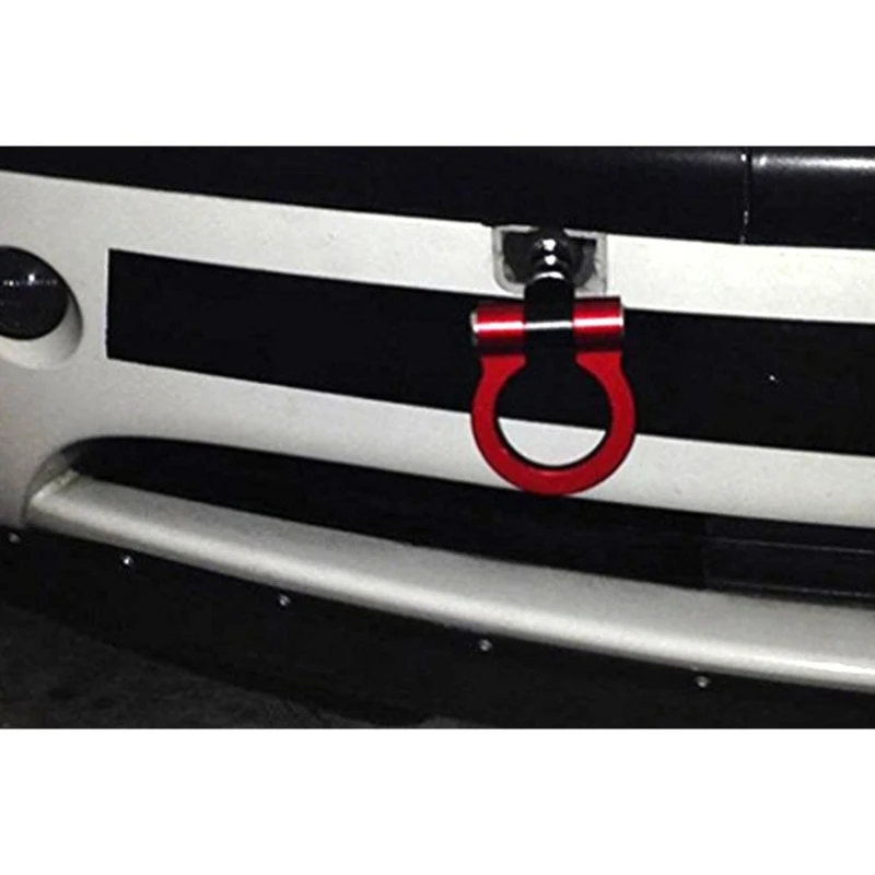 

Universal Car Tow Hook Towing Ring Kit Aluminum Alloy Universal Anti-damaging Car Front Rear Styling Trailer Ring Eye XXFF