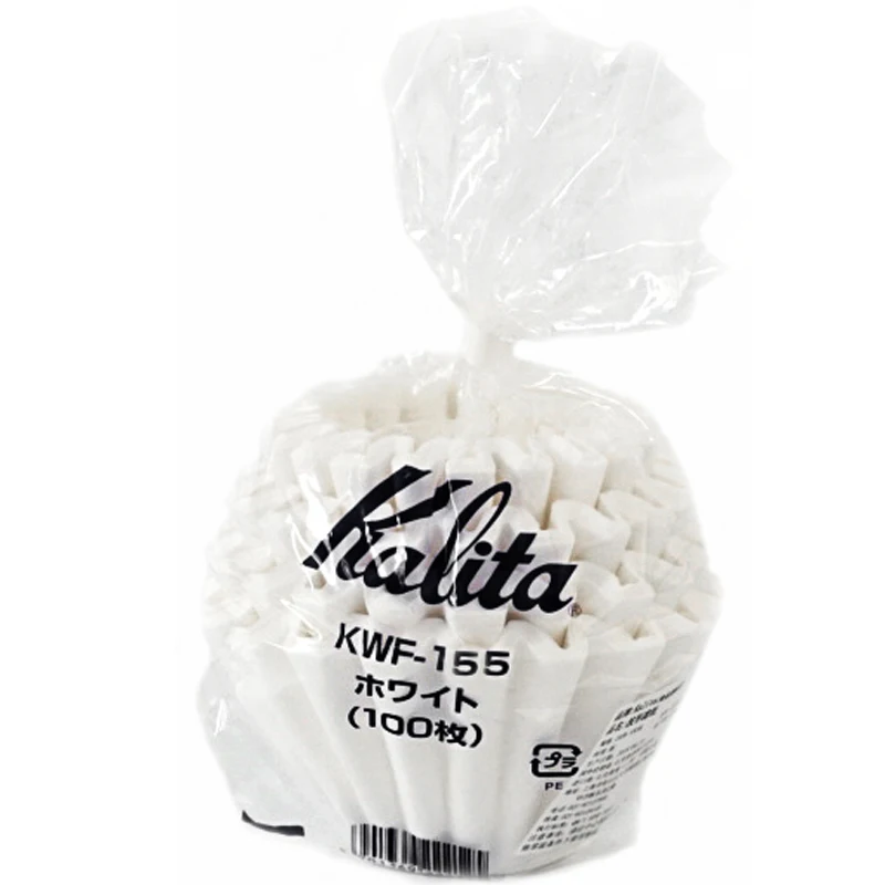 Бумажные фильтры KALITA Wave капельное использование с волнообразным дозатором 1-2-4