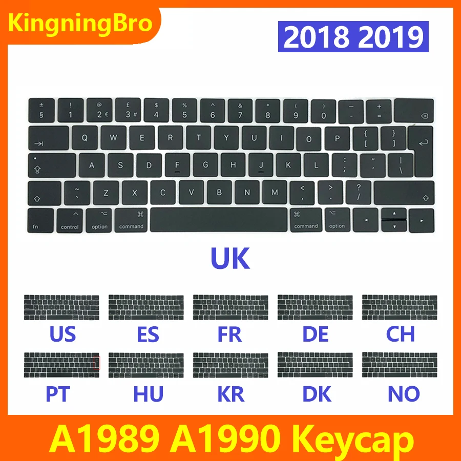 Клавиатура A1989 A1990 с колпачками для клавиш клавиши Macbook Pro Retina 13 &quot15&quot колпачок