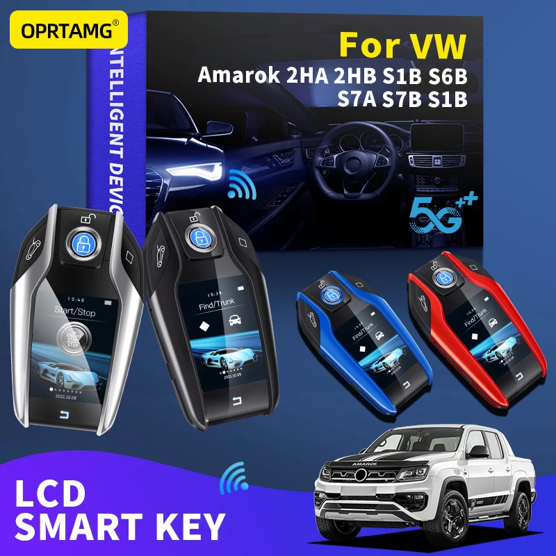 

Keyles Entry Remote Car Key Modified Smart LCD For Volkswagen VW Amarok 2HA 2HB S1B S6B S7A S7B S1B Smart Key Car Accessories