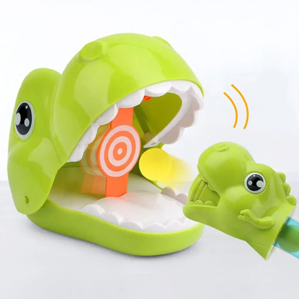 

1 Set Kids Toy Burr-free Shooter Toy Interactive Air Powered Target Dinosaur Shooter Toy Birthday Gift