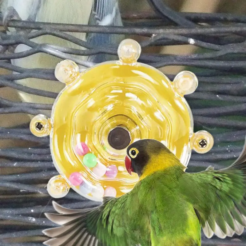 Игрушка для птиц вращающаяся Поворотная интерактивная игрушка попугаев