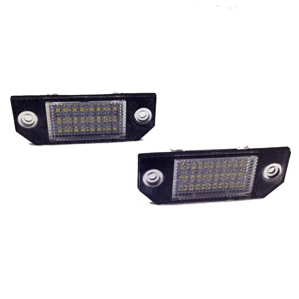 

2 шт., задняя лампа для номерного знака, лампа заднего вида 24 SMD, запасной белый комплект, совместимый с Ford Focus фонариком 03-MK2 2003-2008