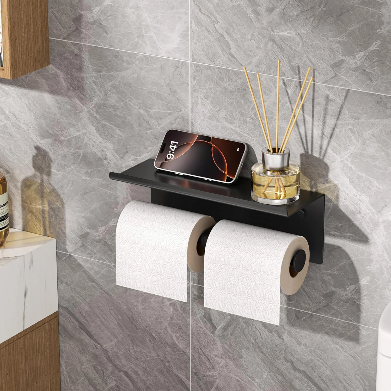 

Держатель для туалетной бумаги из нержавеющей стали с диспенсером для салфеток