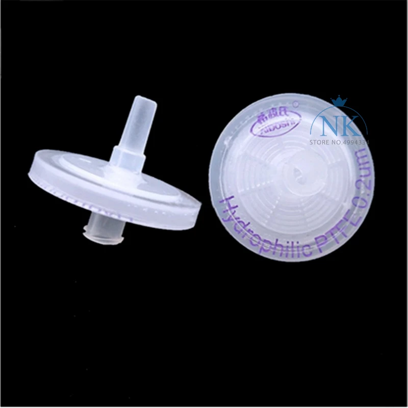 10pcs/lot Lab Plastic Syringe Filter with PTFE/Nylon Microporous Membrane Luer Joint for Chromatography (HPLC IC) |