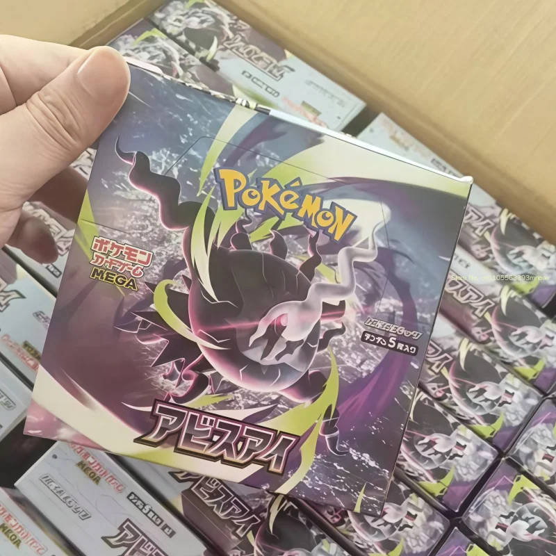 Фото В наличии: Коллекционная карточная игра Pokémon PCTG Mega Trading Card Blind Box M5 Abyss Eye M2a Super Dream – Аниме-мерч, подарок на день рождения №3