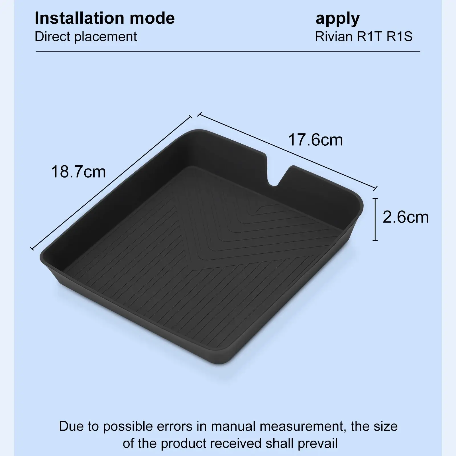 SMABEE для RIVIAN R1T R1S Secone Row подлокотник коробка хранения силиконовый автомобильный