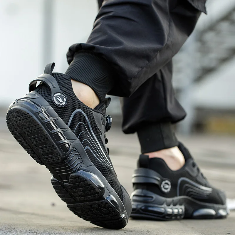 Женские неразрушимые ботильоны с защитой от ударов защитная обувь кроссовки со