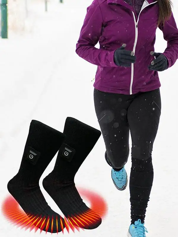 

Winter Heating Socks Rechargeable Heated Socks With Remote Control Cold Weather Heat Socks Men Women Temp Adjustment Winter Sock