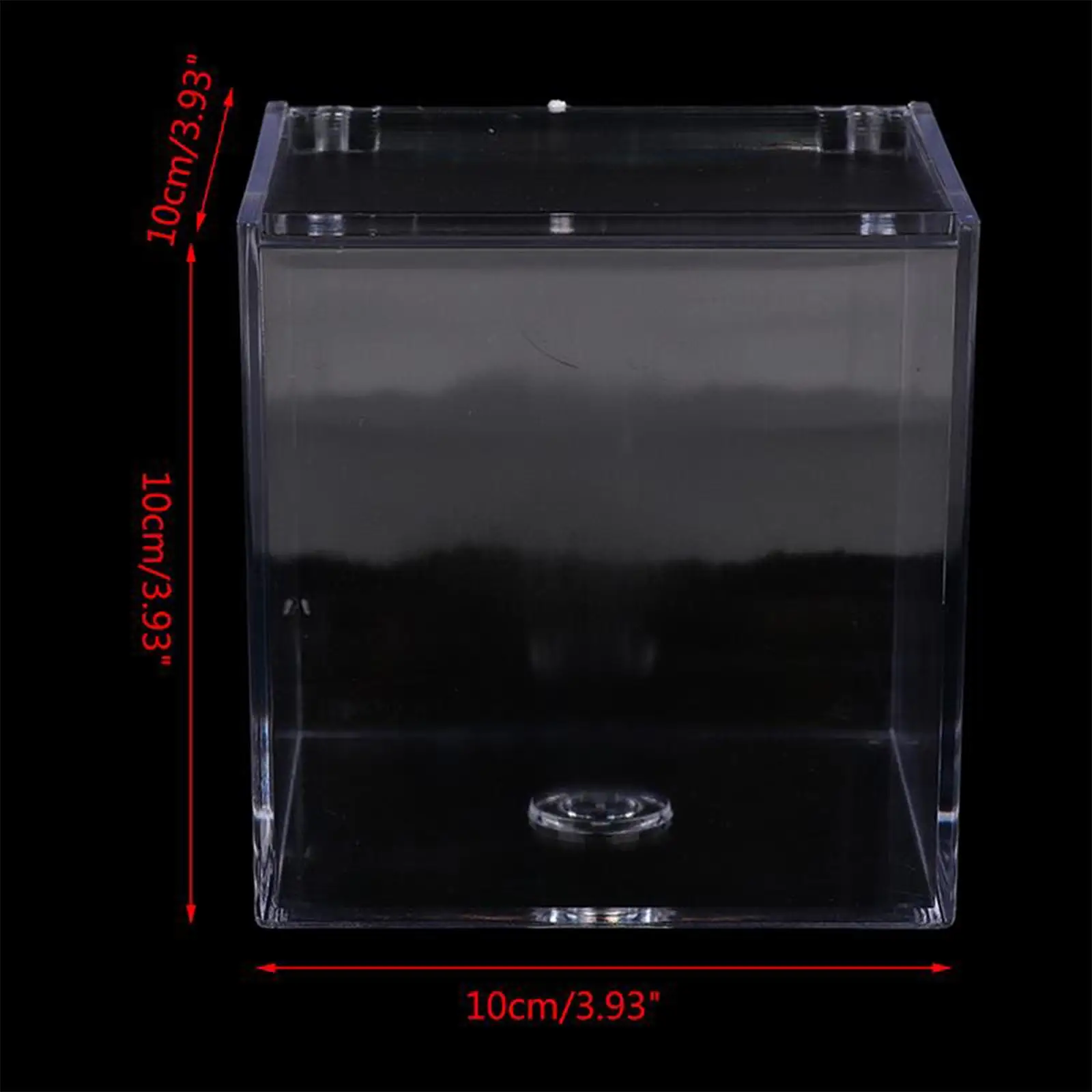 

Acrylic Coffee Holder Box flip covers Dustproof Protection Desktop with Lid Cabinet Organizer for Storing Kitchen Coffee Shop