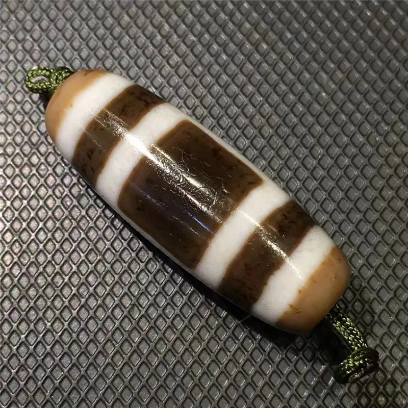 

220525-1 чистые бусины из тибетских областей, 12 мм * 37 мм, бусины Dzi из агата, масляные натуральные ювелирные изделия, ожерелья, браслеты