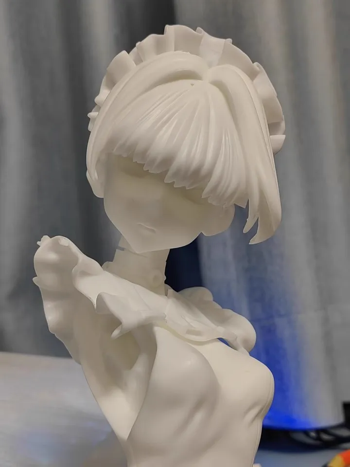 Фото Аниме Синий Архив Фигурки Комплект kawaii Смола GK DIY Белая сборка GK Модель Статуя Игрушки Кукла Коллекция Подарки №1