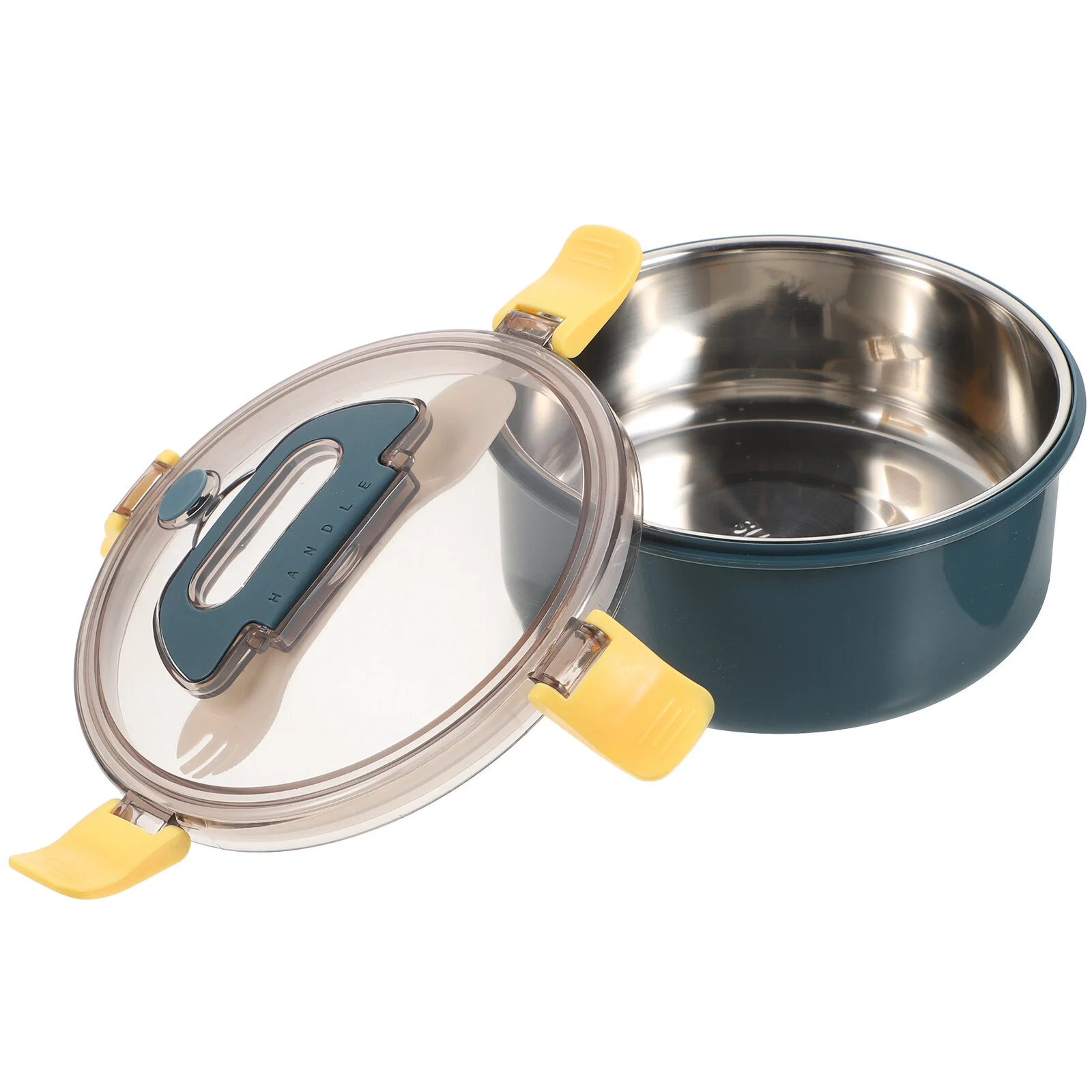 

Round Insulated Lunch Box Convenient Meal Multi-function Food Camping Container Wear-resistant Bento