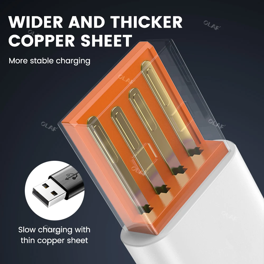 Кабель USB Type-c 6A 66 Вт провод для телефона кабель C быстрой зарядки Samsung Huawei Xiaomi 0 3/1/1