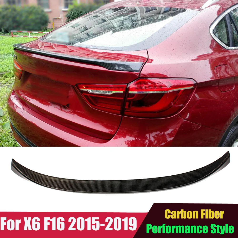 

Performance Style Carbon Fiber Rear Boot Spoiler Ducktail for BMW X6 F16 & X6M F86 2015-2019 sDrive35i xDrive35i xDrive50i